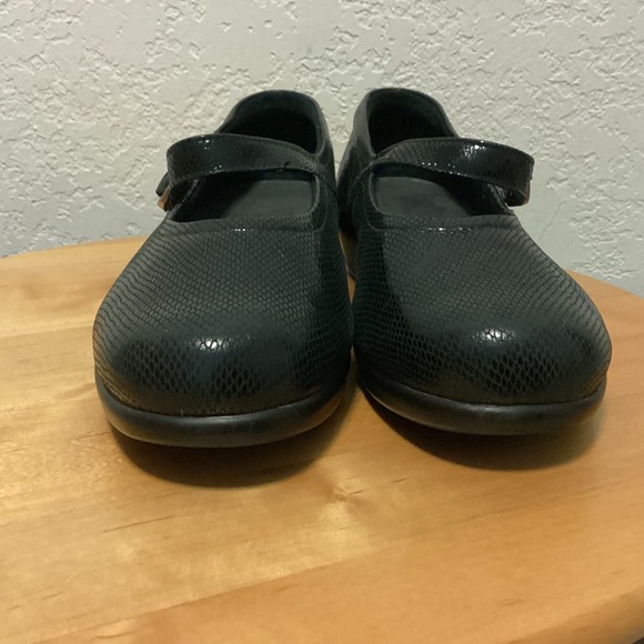 SAS San Antonio Shoemaker Black Snake Embossed Mary Jane Comfort Shoes Women 6.5 - Picture 6 of 16